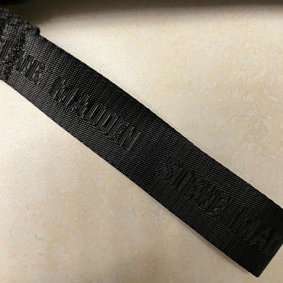 Steve Madden Black Clutch with Gold Detail - Picture 3 of 6